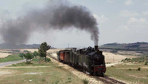 Traveling from the south of Portugal to Spain, in the 1970s