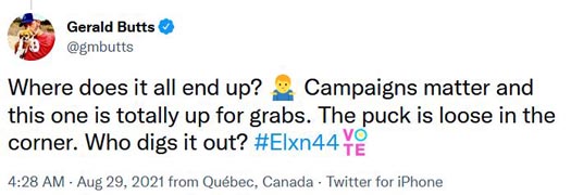 Gerald Butts: "Campaigns matter."