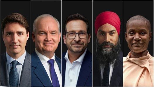 Political party leaders in the 2021 federal election campaign