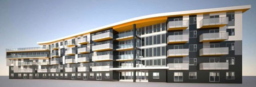 British Columbia government funding 102 units of low cost housing in East Vancouver