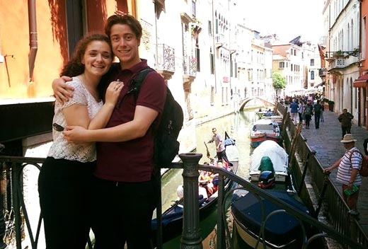 Adi Pick and her beloved, Nico, visiting Venice, while she considers a run for School Board