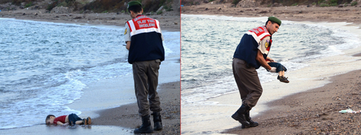 Alan Kurdi's lifeless body washes up on Turkey's shores