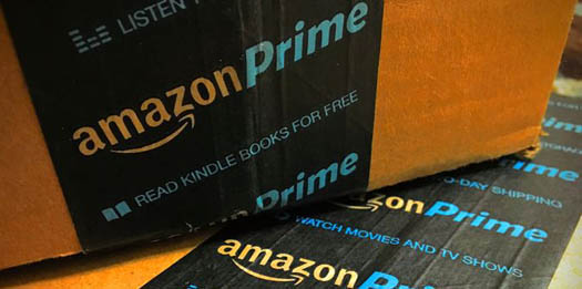 Amazon Prime delivery boxes