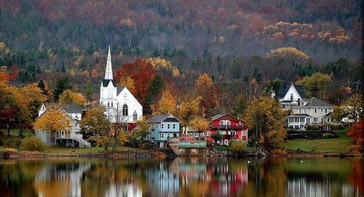 A photo of the east coast Nova Scotia community of Annapolis Royal