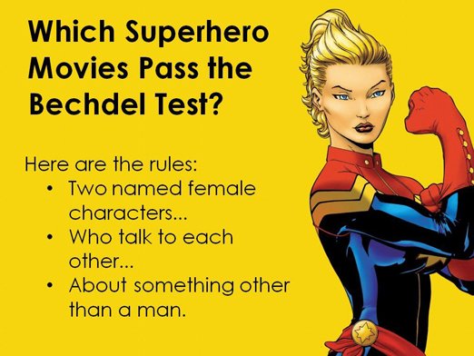 The Bechdel Test, the role of women in film
