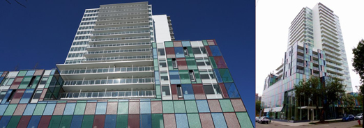 BOSA affordable housing development at 1155 Thurlow Street, with 45 social housing and 168 secure rental units