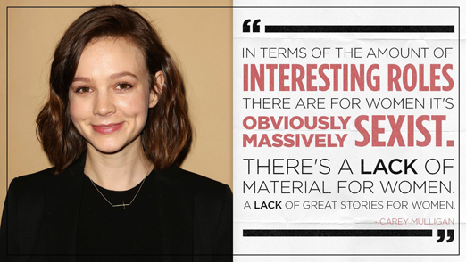 Actress Carey Mulligan on sexism in the film industry