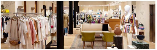 A consignment clothing shop