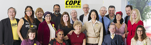 Coalition of Progressive Electors' (COPE) 2014 Slate of Candidates