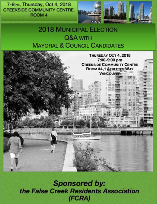 Creekside Mayoral and City Council All Candidates Meeting