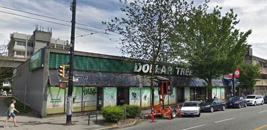 Dollar Store, now closed, 11th and Commercial Drive