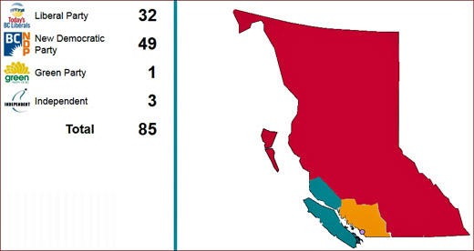 Milton Chan's Election Prediction Project projection, May 13, 2013