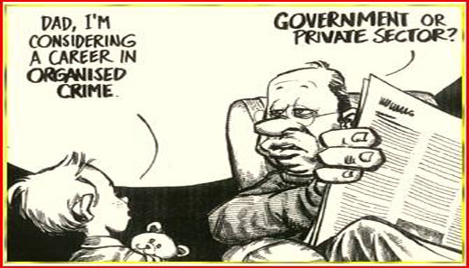 Government or Private Sector, Crime