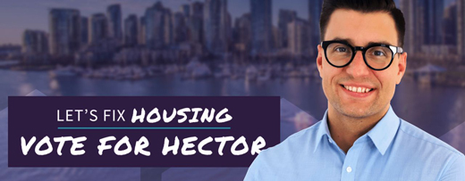 Hector Bremner's mantra: "Let's Fix Housing", otherwise known as towers everywhere, with nary a thought to social or affordable housing