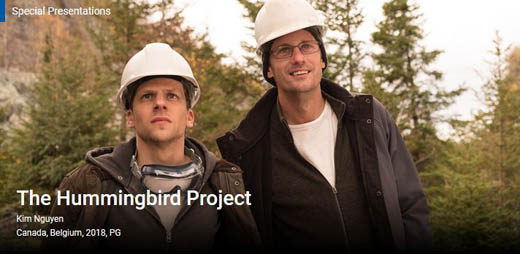 Academy Award-nominated director Kim Nguyen's The Hummingbird Project opens VIFF 2018