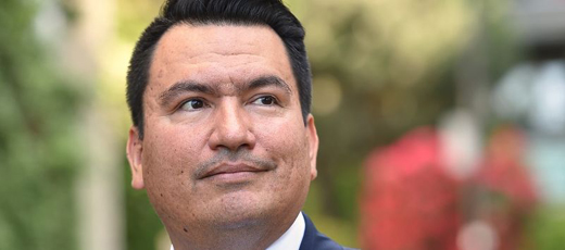 Squamish Nations Hereditary Chief Ian Campbell ponders what it would be like to be Vancouver Mayor