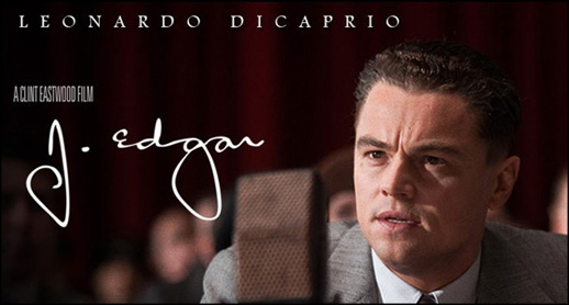 Leonardo DiCaprio as J. Edgar Hoover in Clint Eastwood's biopic, J. Edgar