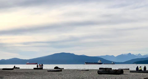 Jericho Beach, along the east end of Spanish Banks, in the Point Grey neighbourhood of Vancouver