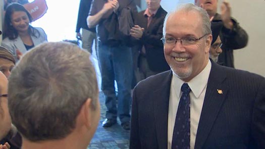 British Columbia Premier John Horgan acclaimed leader of the B.C. NDP in 2014
