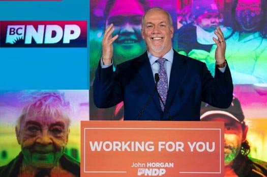 John Horgan and the BC NDP engineer a commanding win the 2020 B.C. provincial election