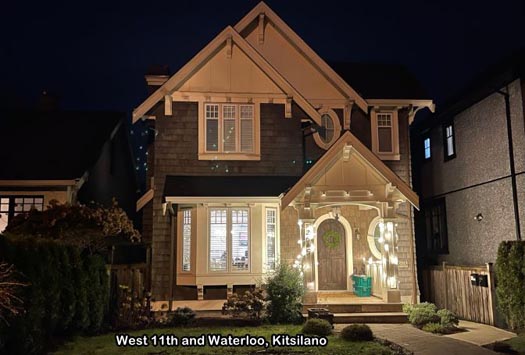 Guide to Holiday Lights Display 2020 | near West 11th Avenue on Waterloo St. | Vancouver