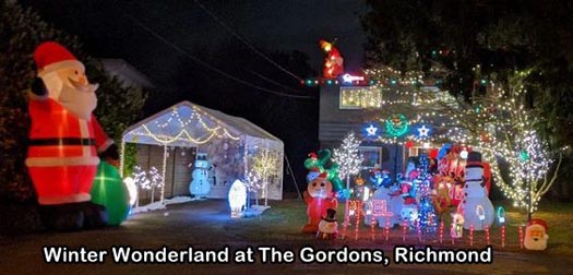 Guide to Holiday Lights Display 2020 | Winter Wonderland at The Gordons, in Richmond