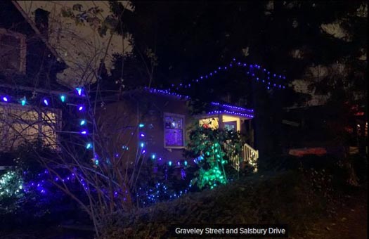 Guide to Holiday Lights Display 2020 | Gravely and Salsbury | Vancouver