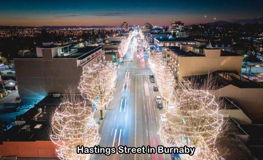 Guide to Holiday Lights Display 2020 | Hastings Street | Burnaby
