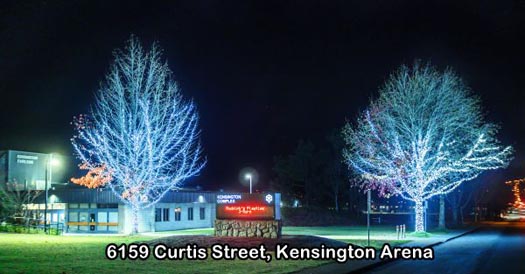 Guide to Holiday Lights Display 2020 | 6159 Curtis Street, Kensington Arena | Burnaby