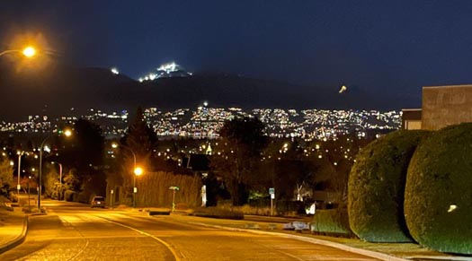 Guide to Holiday Lights Display 2020 | Lights of the Vancouver and the North Shore, as seen from Puget Drive in Vancouver