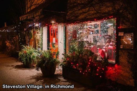 Guide to Holiday Lights Display 2020 | Steveston Village, in Richmond, British Columbia