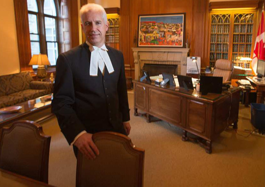 Marc Bosc, Deputy House of Commons Clerk, in his office on Parliament Hill 