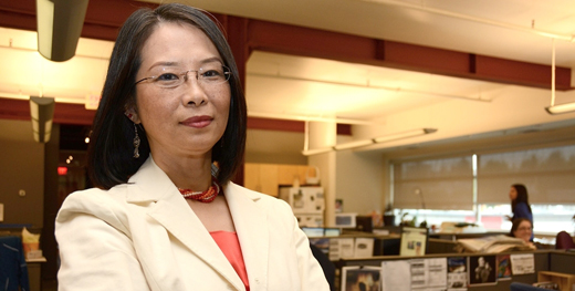 Meena Wong, COPE's Mayoral candidate in the 2014 Vancouver civic election