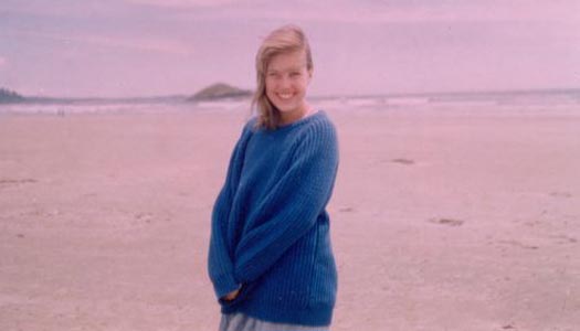 Megan Jessica Tomlin at age 13 in 1990