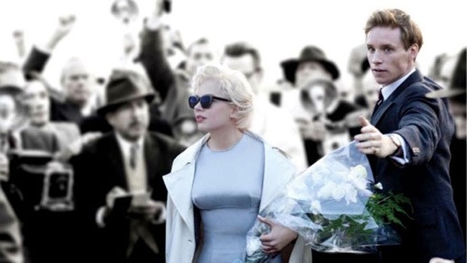 My Week With Marilyn, Michelle Williams and Eddie Redmayne