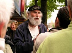 Ned Jacobs on Main Street, Jane's Walk 2009