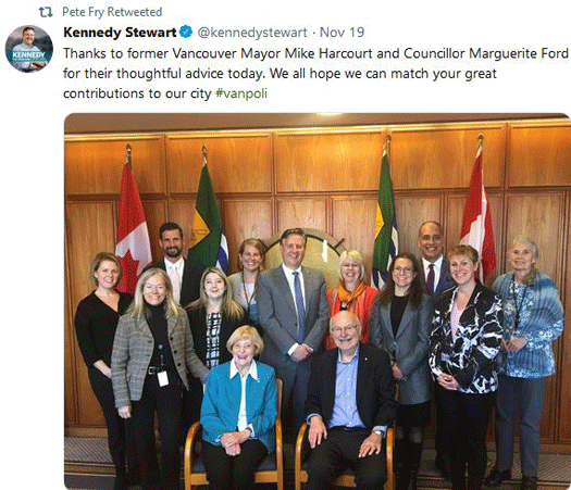 Day 18 of 30: Orientation of new Mayor and Vancouver City Councillors | Mike Harcourt, Marguerite Ford