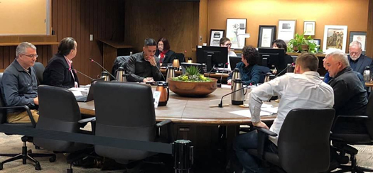 Park Board Commissioners, first business meeting of new term, Monday, November 19 2018