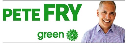 Pete Fry, Vancouver Green Party by-election candidate for Vancouver City Council