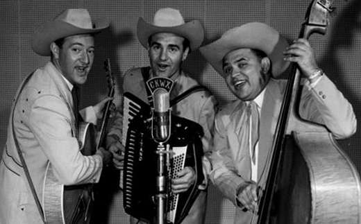 The New Westminster-based Rhythm Pals trio throughout the late 40s, 50s and 60s was considered to be Canada's best country music group