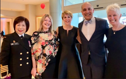 Vancouver City Councilor, 2018 - 2022 | Sarah Kirby-Yung (in the middle) at SUCCESS Gala