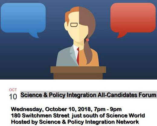 Vancouver civic election All Candidates Science Forum