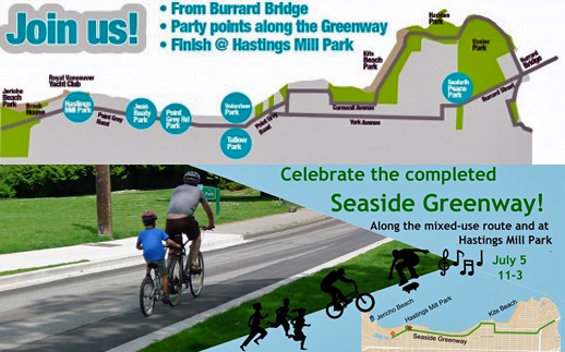 Seaside Greenway Completion Party