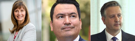 2018 Vancouver Mayoral aspirants Shauna Sylvester, Ian Campbell & Kennedy Stewart