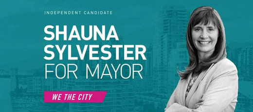Shauna Sylvester For Mayor of Vancouver in the 2018