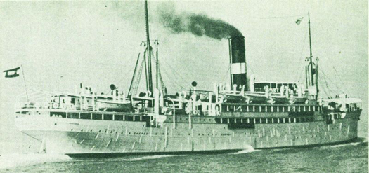 Ship transporting Jews from Europe to Canada at the turn of the last century