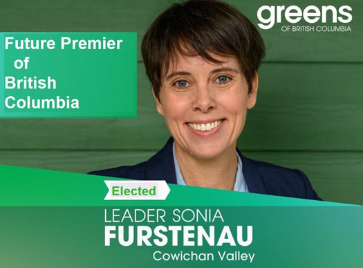 Sonia Furstenau, B.C. Green Party leader, future Premier of British Columbia
