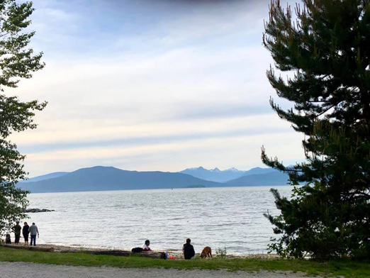 Spanish Banks, just east of Pacific Spirit Park and UBC