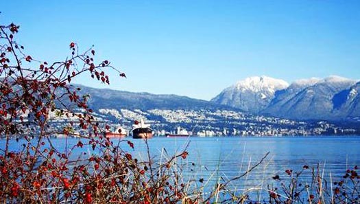 Spanish Banks, in the winter
