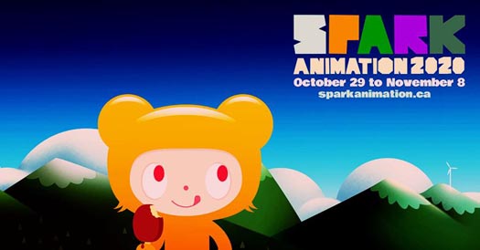 Vancouver's annual SPARK Animation Festival, in 2020 starting October 29th and running through November 8th